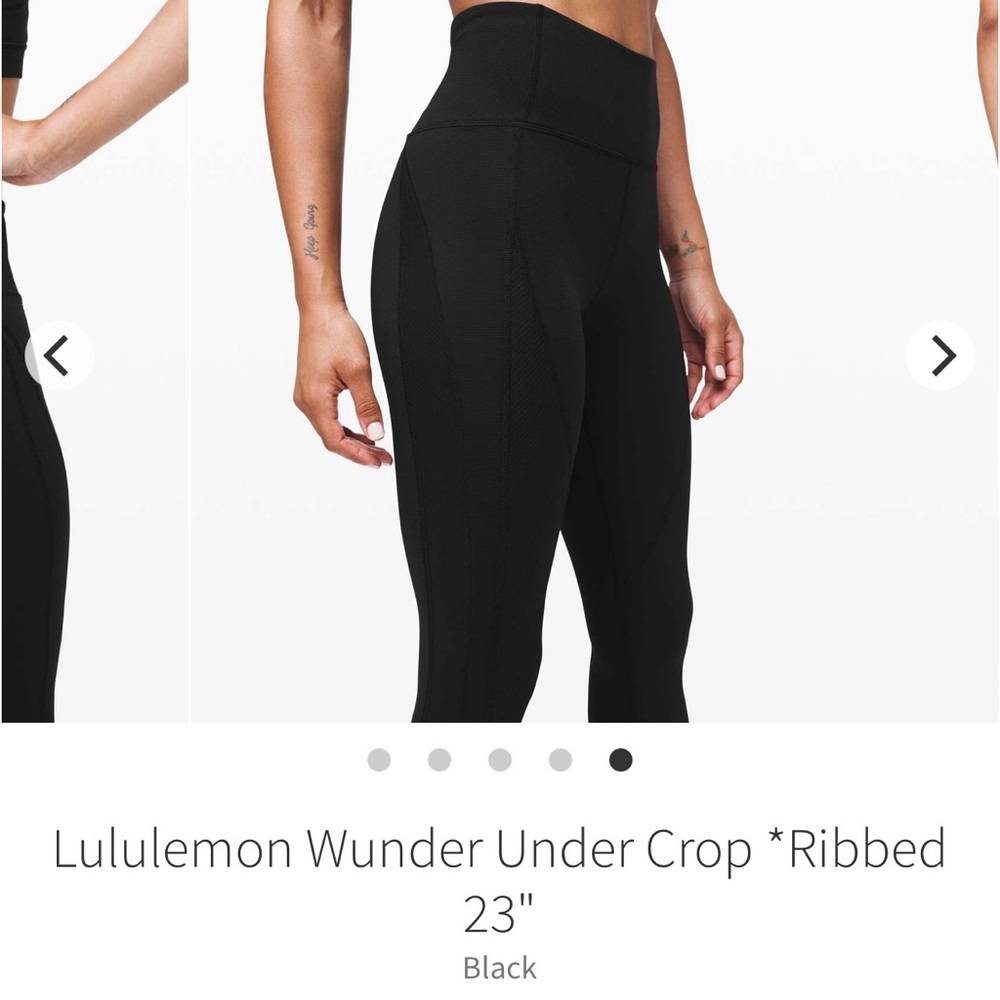 Special edition ribbed Wunder Under. Lululemon leggings - 4